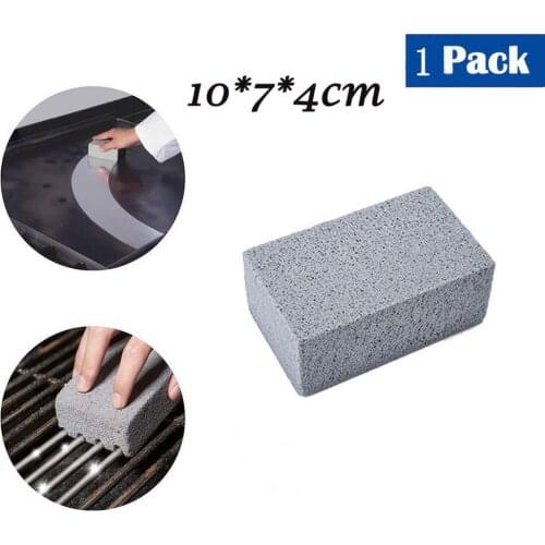 1Pcs BBQ Grill Cleaning Brick Block Barbecue Stone Racks Stains Grease Cleaner Tools Kitchen Gadgets Odorless and Non-Toxi