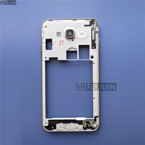 1pcs new Mid Middle Frame Bezel Housing Cover Plate For Samsung Galaxy J7 replacement part repair parts