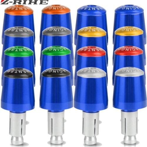 2pcs CNC Motorcycle Road MTB Bike Handlebar Cap Hand Grips Bar End Plug 7/8'' 22mm motor handlebar Counterweight grips ends