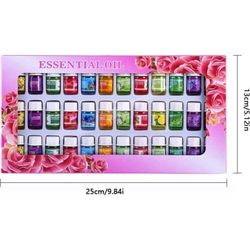 36 Bottles/set Essential Oil For Diffuser Aromatherapy Oil Humidifier 12 Kind 3ML Fragrance Aromatherapy Oil Natural Spa Oil