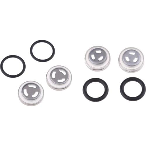 4-Piece Sight Mirror Gasket Rubber Seal Gasket for Master Cylinder Reservoir