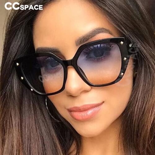 47339 Irregular Rice Nail Luxury Sunglasses Men Women Fashion UV400 Glasses