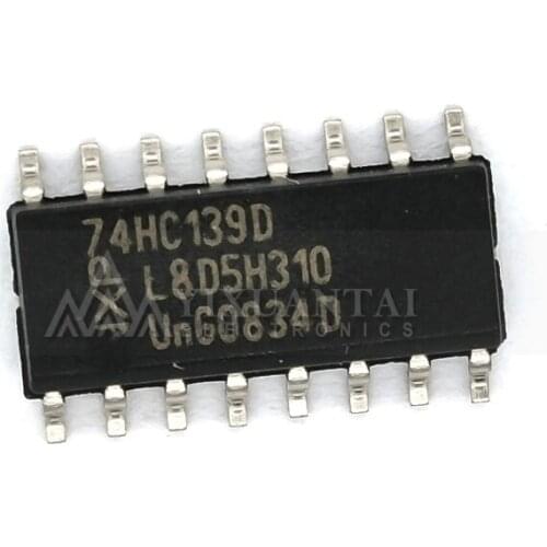 74HC139D 74HC139D,652【Decoder/Demultiplexer Dual 2-to-4 Automotive 16-Pin SO T/R】10pcs/Lot New