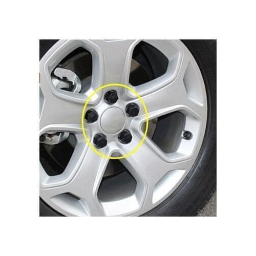 Car-Styling 20pcs Wheel Hub Nut Screw Cover For Renault Koleos Fluenec Latitude Sandero Kadjar Captur Talisman Megane RS