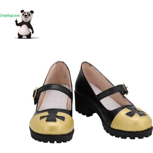 FGO Fate Grand Order Saber Astolfo Stage 3 Black Yellow Shoes Cosplay Boots Leather CosplayLove
