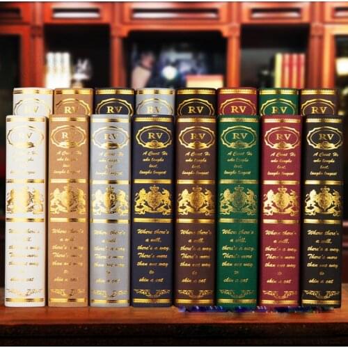Retro Luxury Decorative Book 1 set (8-Pcs) Fake Book Simulation Book Decoration Photo Props Book Model Creative Home Decor