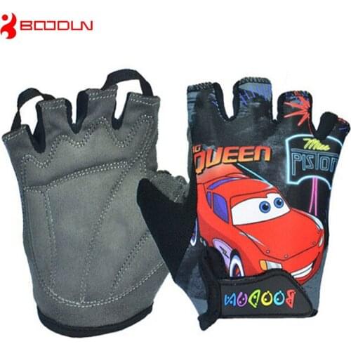 Childrens Bicycle Gloves Breathable Shock Absorption Wrist Protection Sports Scooter Gloves Running Boys Girls Gloves