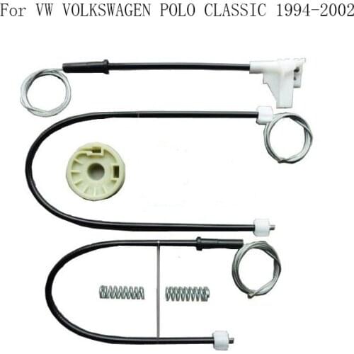 FOR VOLKSWAGEN VW POLO CLASSIC 1994-2002 Power Electric Car Window Regulator Window Lifter Repair Kit Set Front Left