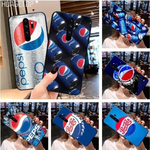 HUAGETOP Sports cola drink Silicone Black Phone Case for Redmi Note 9 8 8T 8A 7 6 6A Go Pro Max Redmi 9 K20 K30