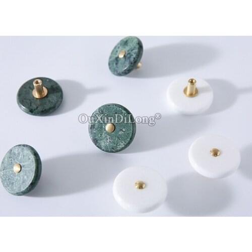 Stunning 10PCS European Brass Marble Cabinet Door Handles & Knobs Cupboard Wardrobe Drawer Kitchen TV Wine Cabinet Pulls Knobs