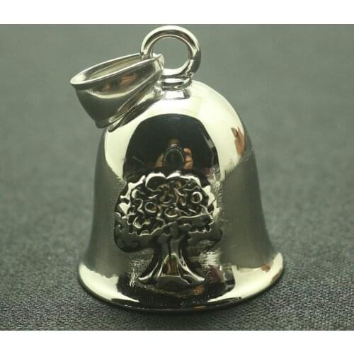 Christmas Tree Jingle Bell Pendant 316L Stainlesss Steel Polishing A Gift