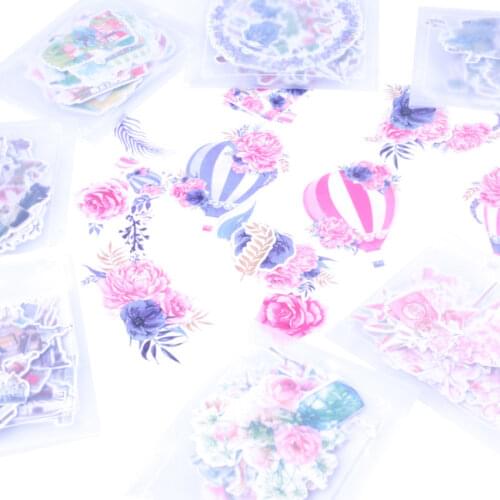 15pcs/pack Japanese Style My Flower World Cute Sticker For Student Gift Diary Album Account Decoration Stickers Scrapbooking