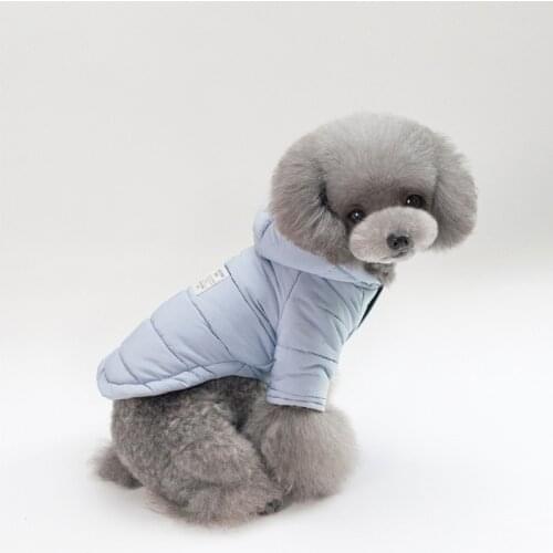 Warm Dog Clothes Winter Windproof Cute Outfit Overalls for Dog Down Cute Coat Waterproof Thicken Solid Winter Jumpsuit For Dog