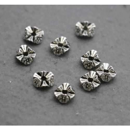 10PCS Hardware Spacers Metal Fittings for Accessory DIY components Findings clasp button jewelry Jewelry Design Making 10*6mm