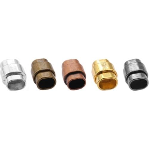 3sets antique Gold/Bronze/Copper/Gun Black Strong Magnetic Clasp Multi-layer Leather Cord DIY Jewelry Making Findings