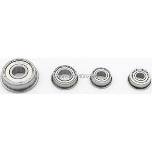 5pcs/lot 12*28*8mm deep groove ball bearing F6001 F6001ZZ flanged ball bearings