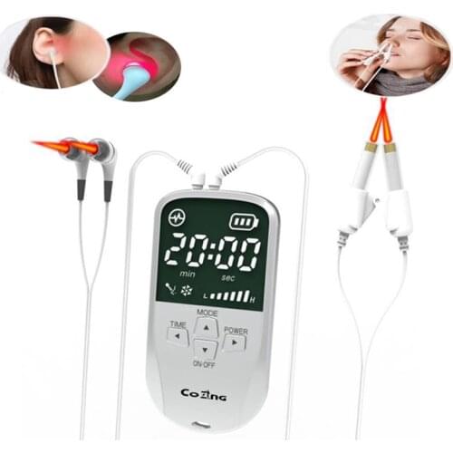 Automatic Low Level Laser Treatment Instrument Rhinitis Sinusitis Cure Therapy Nose Treatment Laser Health Care
