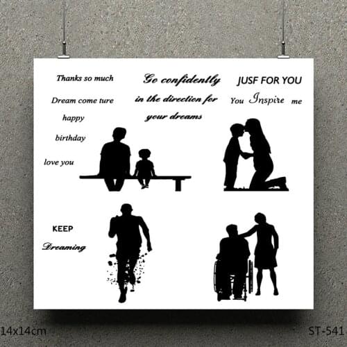 AZSG Grow up Clear Stamps/Seals For DIY Scrapbooking/Card Making/Album Decorative Silicone Stamp Crafts