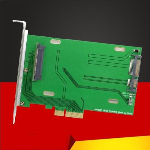 BTBcoin Add On Card PCIE 3.0 x4 Lane to U.2 U2 Kit SFF-8639 Host Adapter for Intel Motherboard 750 2.5" NVMe PCIe SSD Riser Card