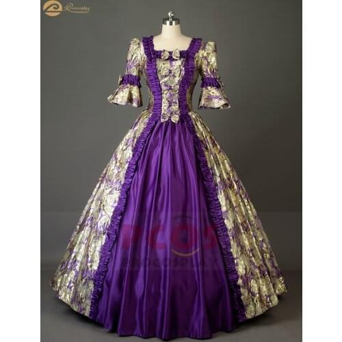 Europe Middle Ages palace drama Posh nobility retro cosplay costume tea break vintage dress cosplay costume for women mp004296