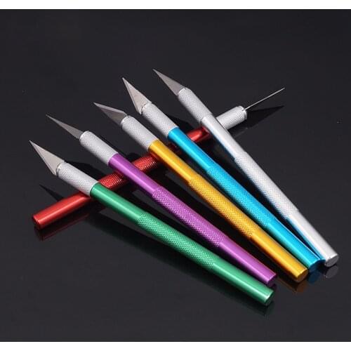 G30 1pcs Art Knives Wood Carving Tools Precision Hobby Knife Metal Handle Craft Sculpture Engraving Diy Cutting Pcb Repair
