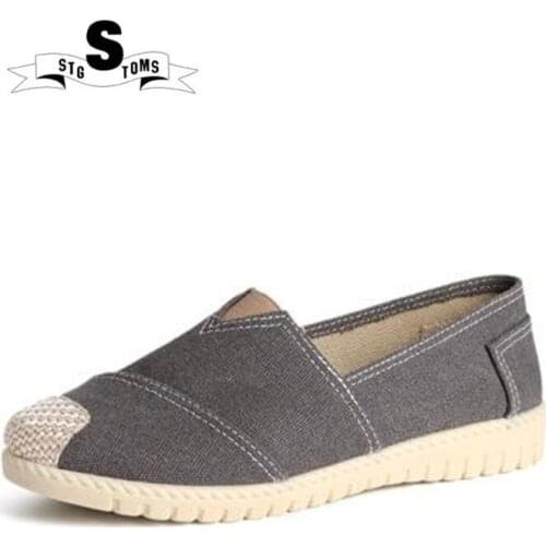 Canvas Women Shoes Soft Bottom Casual Espadrilles Fashion Comfortable Shoes Non-slip Casual Shoes Lightweight Breathable Female