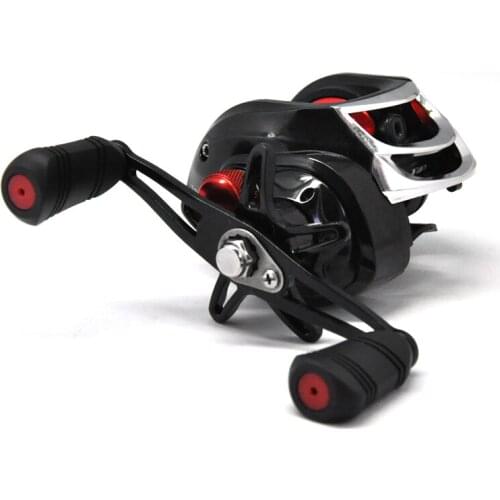 Topline Baitcast Reel 7.2:1 Fishing Reel 18+1 Ball Bearings Water Drop 10KG Spool Baitcasting Reel Right/Left Hand Wheel