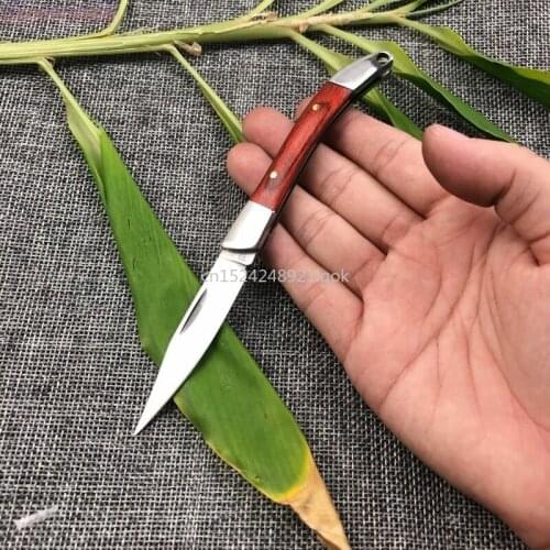 Small Knife Mini Folding Knife Unpacking Express Box Knife Outdoor Portable Knife Small Knife Fine Stainless Steel Fruit Knife