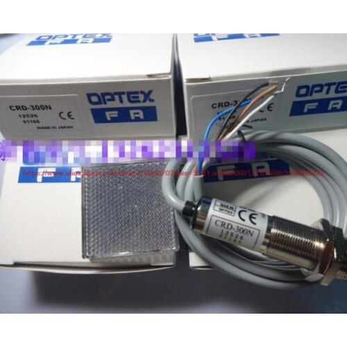 New and original CRD-300N/CRD-300P Sensor with Reflector Cylindrical Photoelectric Switch Sensor