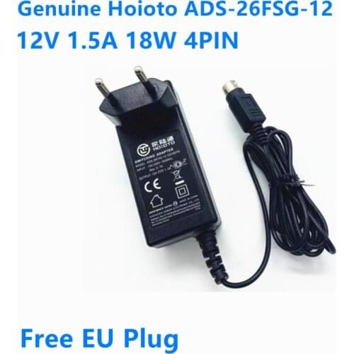 Genuine ADS-26FSG-12 12018EPG ADS-25FSG-12 12018GPG AC Adapter For Hoioto 12V 1.5A 18W 4PIN EC1008 Power Supply Laptop Adapters