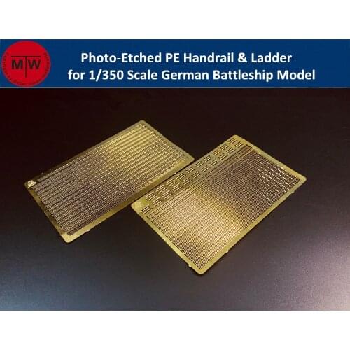 1/350 Scale Photo-Etched PE Handrail & Ladder for German Battleship Model Kit CYE018(2pcs/set)