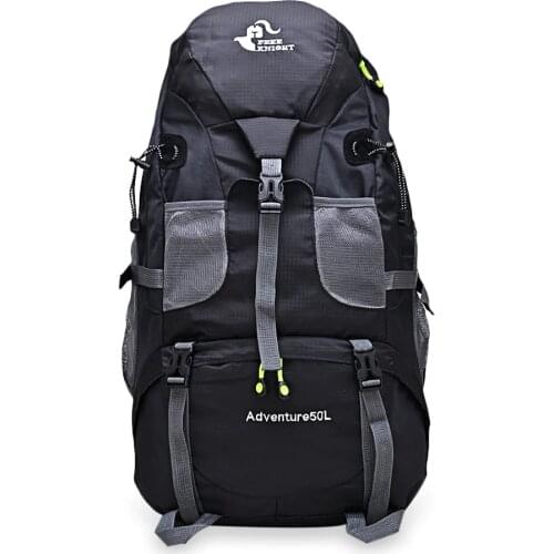 Outdoor Hiking Bag Large Capacity Military Tactical Backpack 50L Unisex Riding Sports Travel Climbing Water Resistant Rucksack