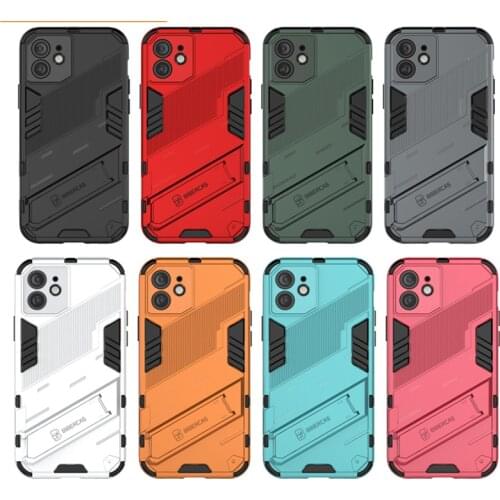 For iphone 12 mini 7 8 11 Plus X XS XR Pro Max SE2020 Armor Shockproof Case Lens Camera Protective Invisible Robot Holder Cover
