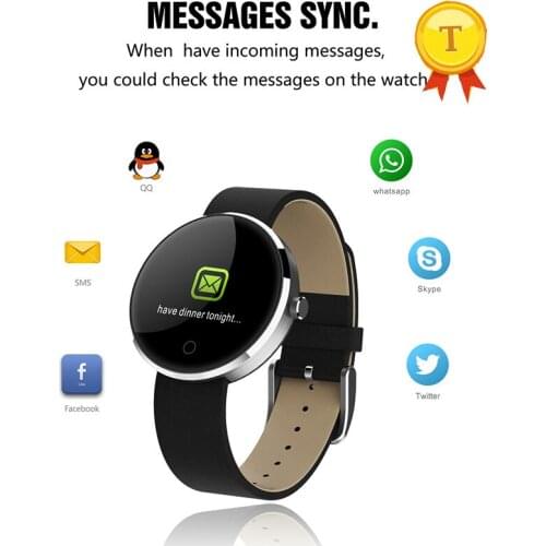Real IP67 waterproof female Smart Bracelet Blood Pressure Heart Rate Monitor wristband Messages whatsapp twitter Notifications