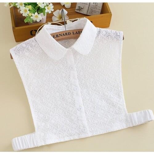 Female White Fake Collar for Women Removable Detachable Collars Girl Flase Collar Lapel Choker Necklace Clothing Accessories