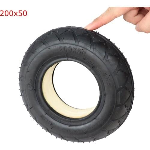 200 x 50 (8x2) TIRE solid/foam filled tire 200x50 for Razor E100 E125 E200 Scooter Solid Tubeless Tire