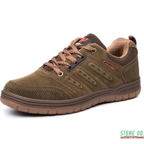 Outdoor Classic Style Sports Casual Shoes, Men Walking Board Sneakers, Popular Fashion Hiking Climbing Shoes Trekking Footwear