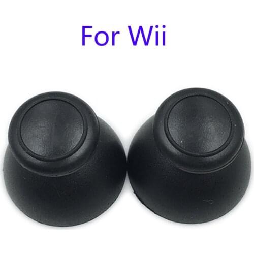 20Pcs Replacement Thumbstick Joysticks Cap Shell Mushroom Caps for Nintendo Wii Nunchuck Controller