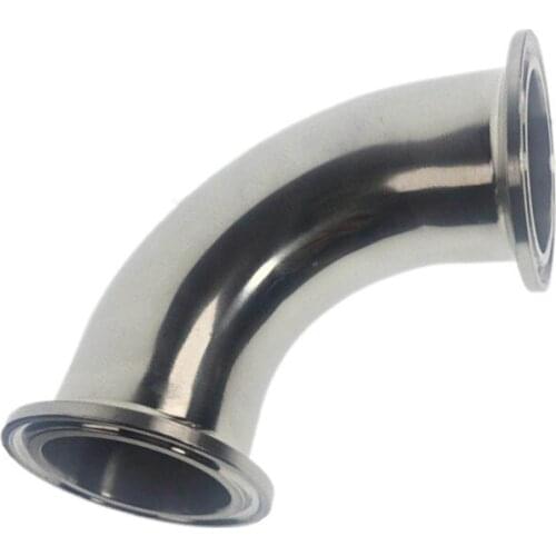 3/4"-4"(19-102mm) Sanitary Stainless Tri Clamp 90 Degree Elbow