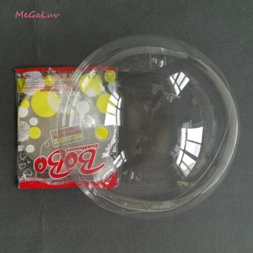 50 PCS 20/24/36 Inch Pvc Balloon Transparent Bobo Bubble Balloon Wedding Birthday Party Decoration Baby Shower Children Toys
