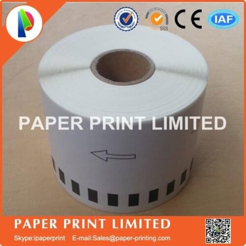 500 Refill Rolls Compatible DK-22205 Label 62mm*30.48M Continuous Compatible for Brother Label Printer White Paper DK22205