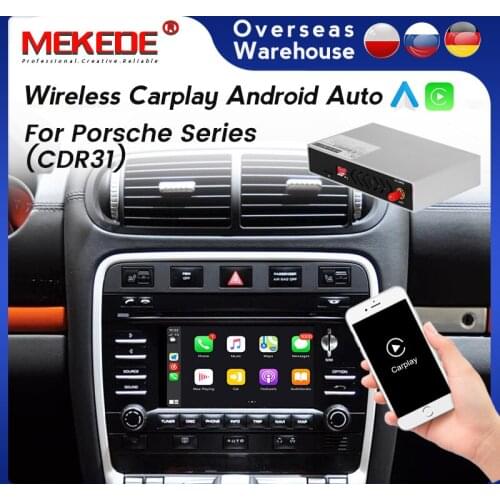 Android Auto Car Play Adapter Wireless Apple Carplay Decoder Box For Porsche Cayenne 2010-2018 support Mirror Lin-k Map