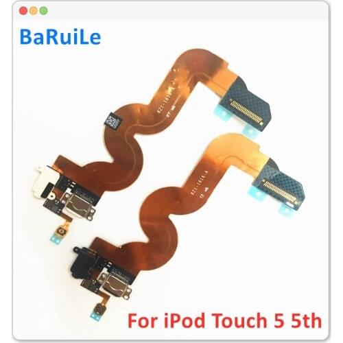 BaRuiLe 5pcs USB Charger Charging Dock Connector Plug Flex Cable For ipod Touch 5 Power Port Replacement Parts