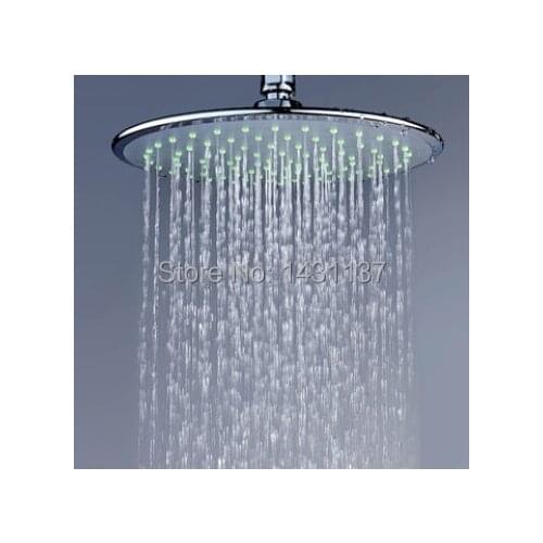 Free Shipping 30% water saved basons air top spray 8 inch Polished Chrome Ceiling Overhead Top Rain Bath Shower Head