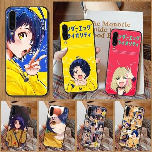 WONDER EGG PRIORITY Anime Phone Case For Samsung Galaxy A 10 12 20E 21S 30 32 40 50 51 52 70 71 72 5 6 7 2016 2018 black art