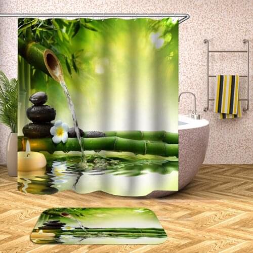 Wooden 3D Shower Curtain Waterproof Fabric Shower Curtain with Hook, Custom Printed Shower Curtain or Cushion Custom Size