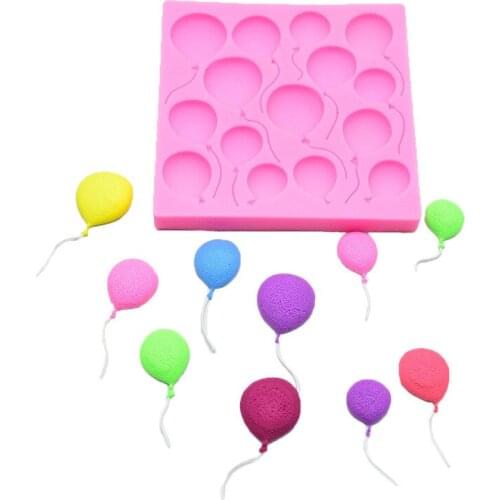 DIY Baubles Silicone Fondant Balloon Mould Cake Chocolate Decorating Baking Mold