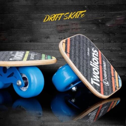 Twolions Wood Drift Board For Freeline Roller Road Drift Skates Antislip Skateboard Deck Freeline Skates Wakeboard Free Shipping
