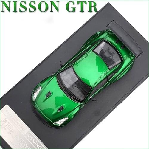 Diecast 1/64 Scale Nissan GTR War Gods Running Carnes Metal Car Models Special Adult Collection Static Display Boys Gift