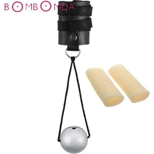 Webbing Ball Penis Trainer Purely Physical Weight Stretching Penis Rings Delay Ejaculation Adult Sex Toys For Me Chastity Device